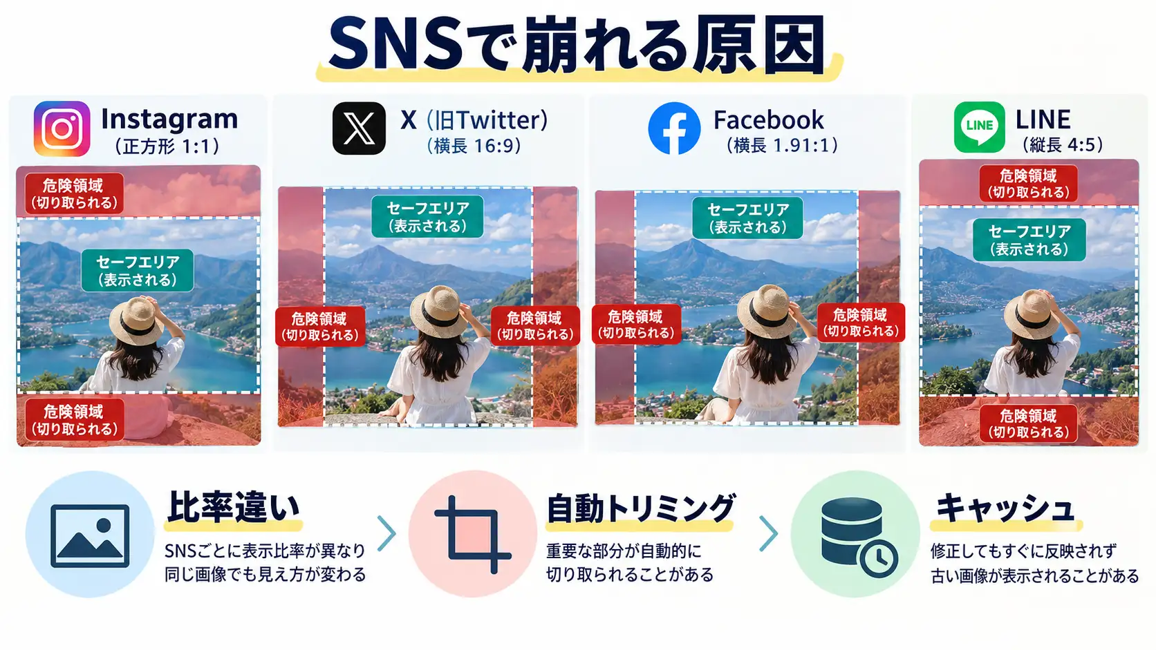 「アイキャッチ画像がSNSで崩れる…」その原因はサイズ設定にあります