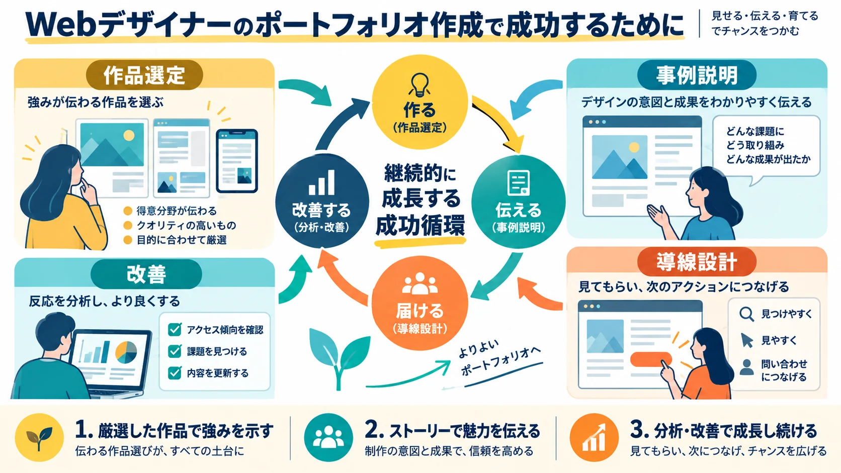 Webデザイナーのポートフォリオ作成で成功するために