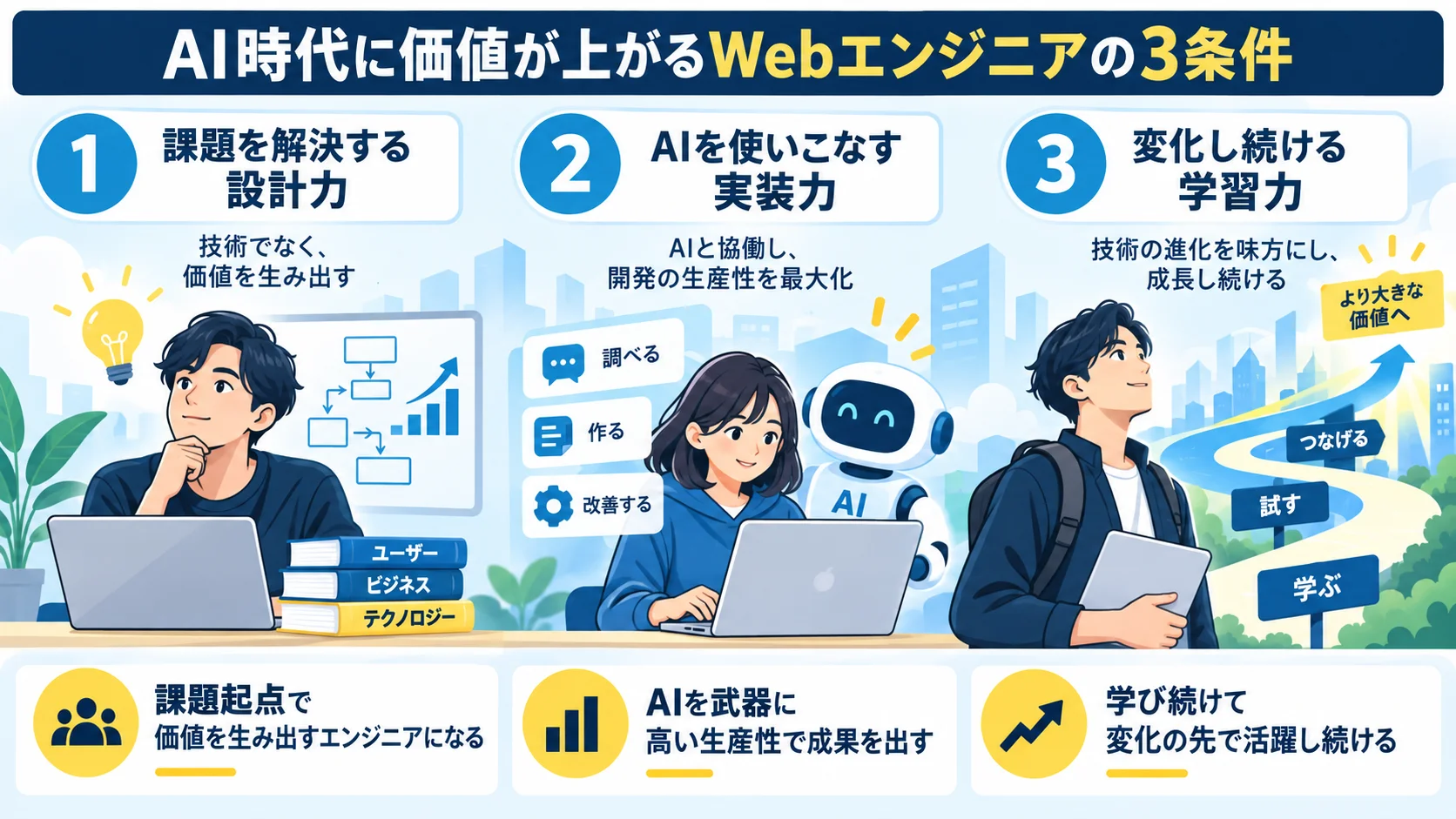 AI時代に価値が上がるWebエンジニアの3条件