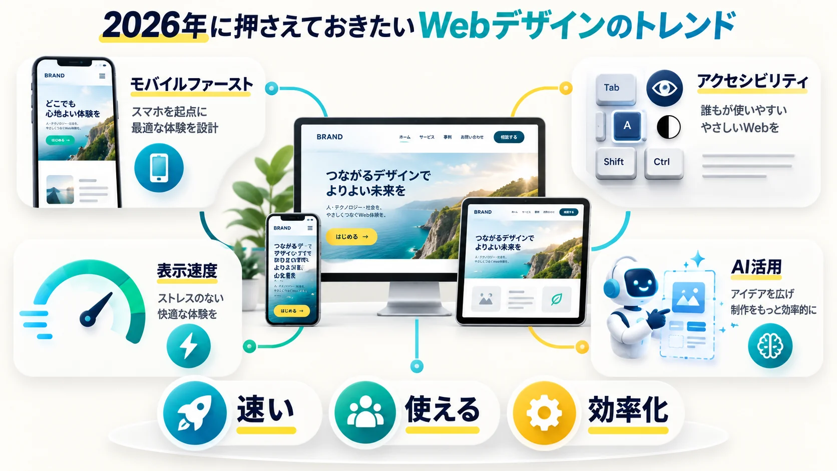 2026年に押さえておきたいWebデザインのトレンド